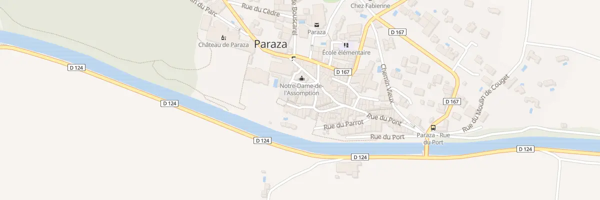 Plan du 5 Rue de la Cabanette à Paraza