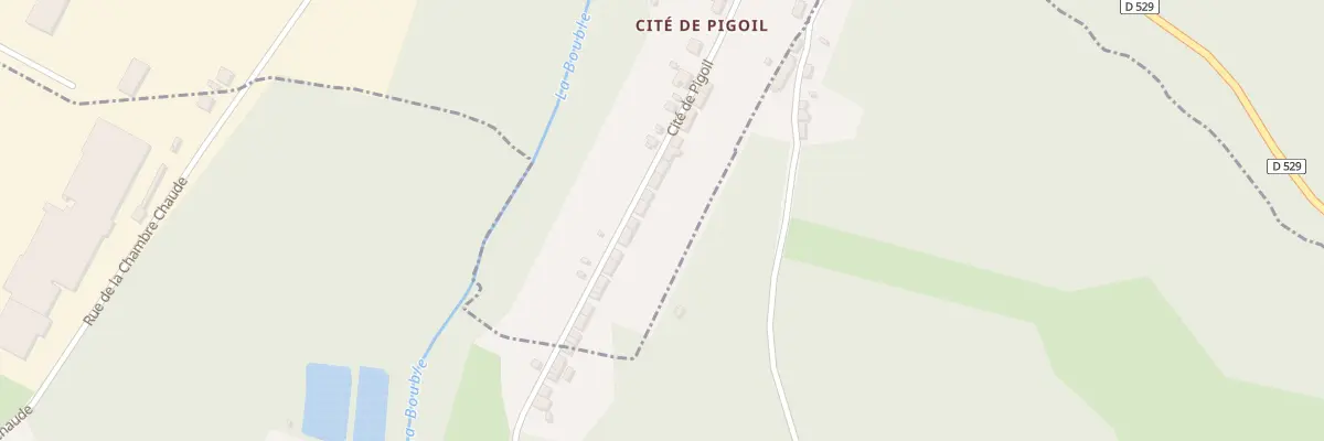 Plan du 283 Cité de Pigoil à Saint-Éloy-les-Mines