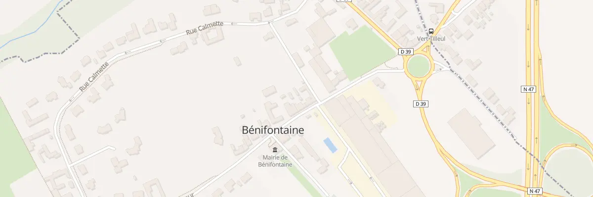 Plan du 18 Rue Pasteur à Bénifontaine