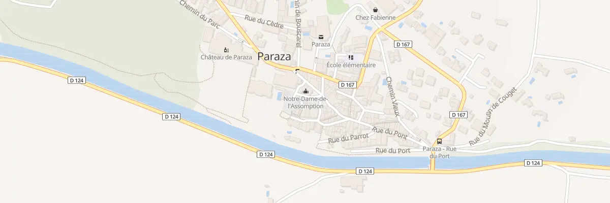 Plan du 167 Rue de la Cabanette à Paraza