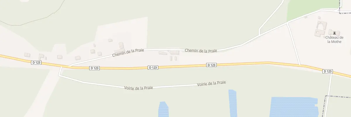 Plan du 279 Che de la Praie à Béthisy-Saint-Martin