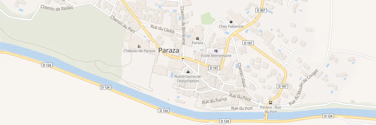 Plan du 174 Rue de la Mairie à Paraza