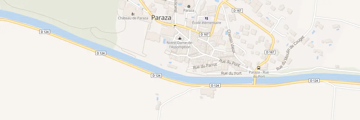 Plan du 12 Rue de la Fontaine Fraiche à Paraza