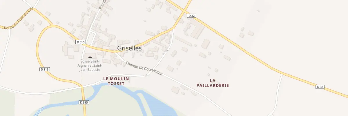 Plan du 8 Che du Moulin Tosset à Griselles