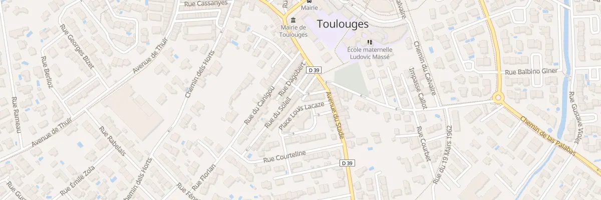 Plan du 4 Imp du Vallespir à Toulouges