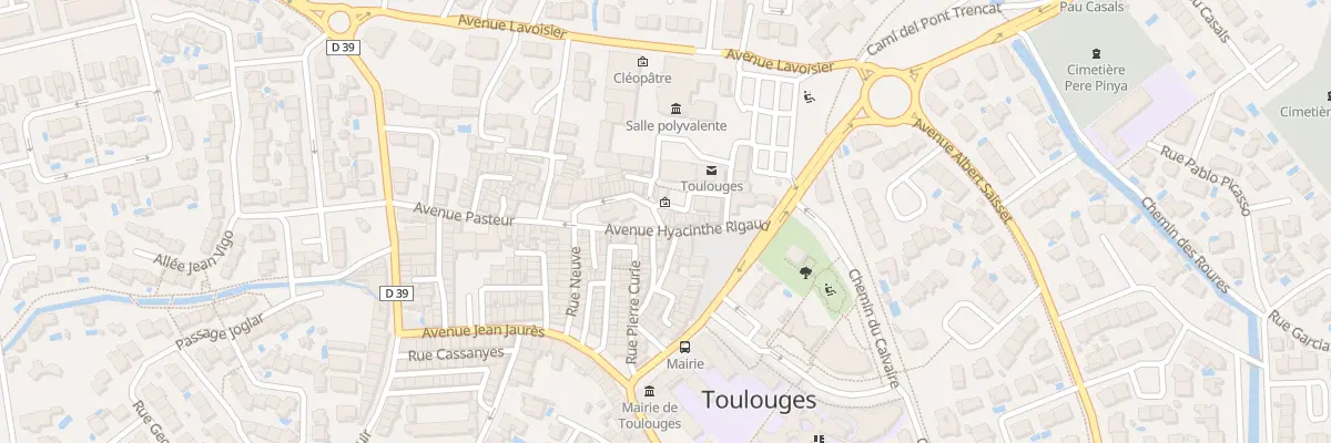 Plan du 2 Rue Evêque Oliba à Toulouges
