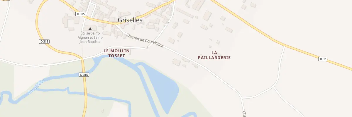 Plan du 6 Che de Courvilaine à Griselles