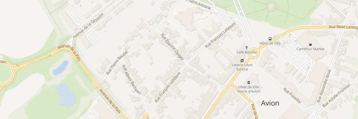 Plan du 23 Rue Etienne Opigez à Avion