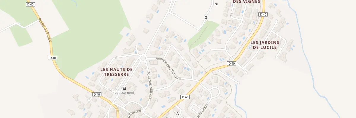 Plan du 4 Rue des Mimosas à Tresserre