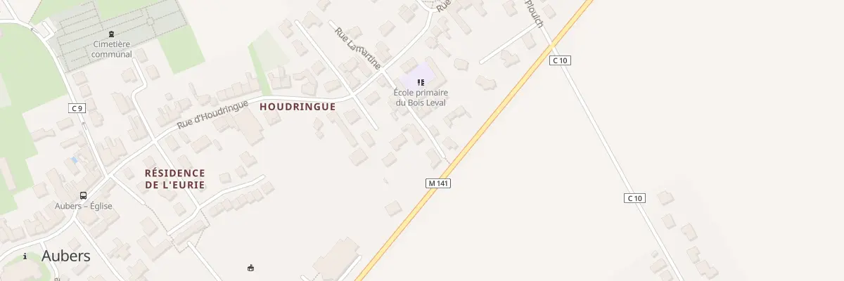 Plan du 8 Rue de Lamartine à Aubers