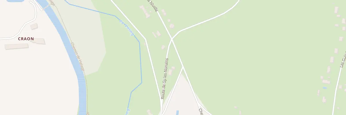 Plan du 5110 Les Vignes de la Nivelle à Montbouy