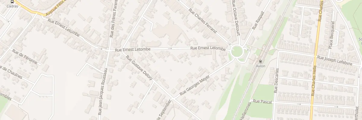 Plan du 76 Rue Ernest Letombe à Avion