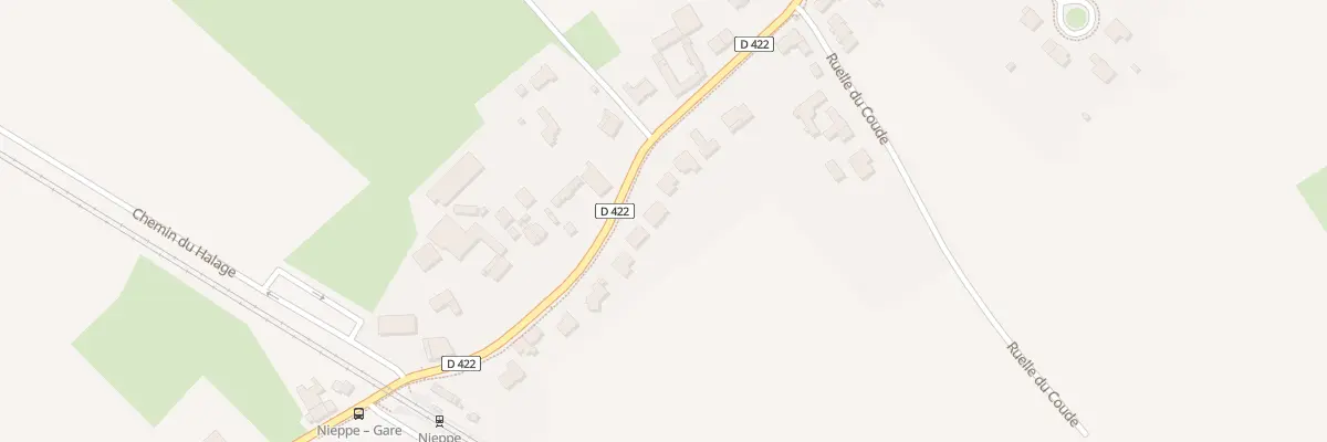 Plan du 879 Rue du Docteur H Vanuxeem à Nieppe