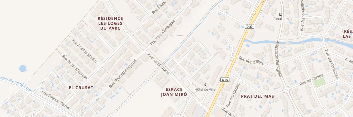 Plan du 3 Rue Pau Casals à Canohès