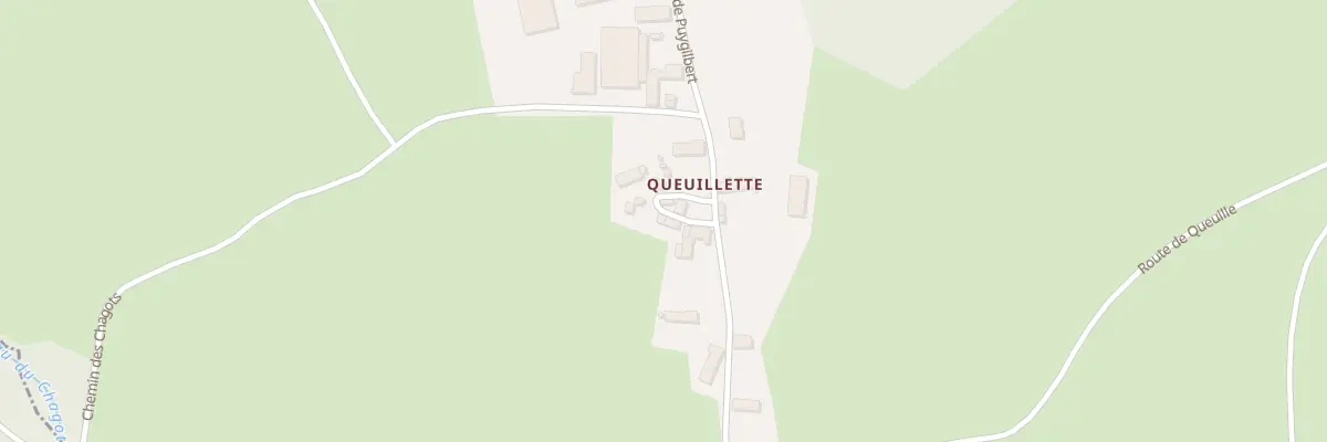 Plan du 1 Imp du Coudy - Queuillette à Queuille