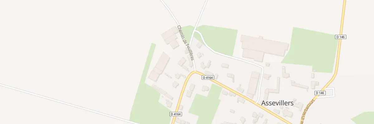 Plan du 2 Rue de Fay à Assevillers