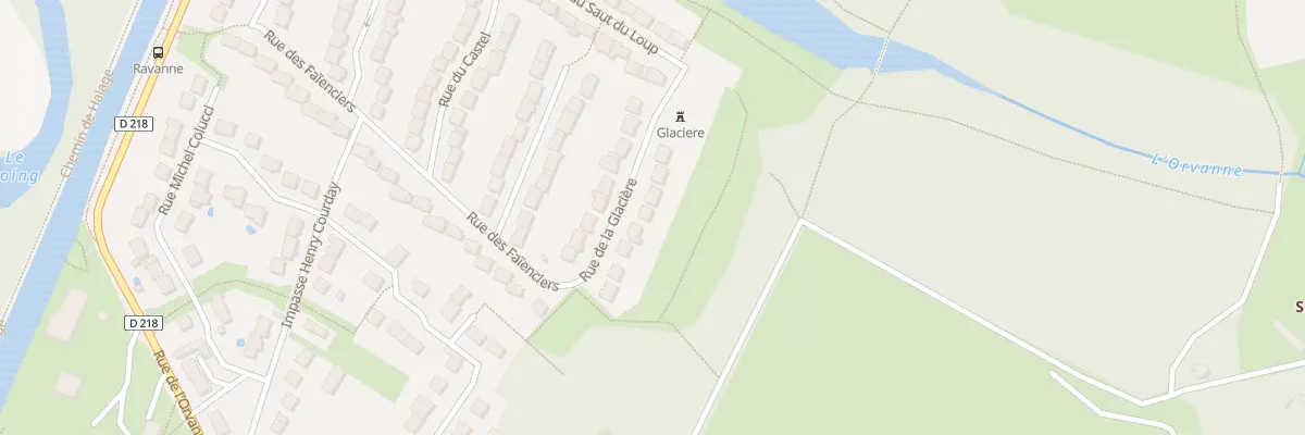Plan du 14 Rue de la Glacière à Moret-Loing-et-Orvanne