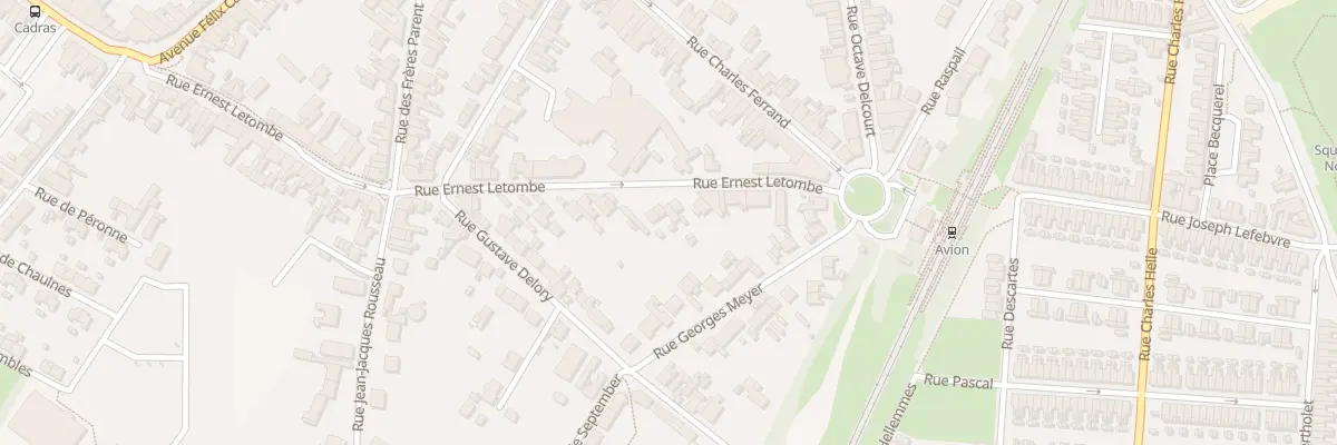 Plan du 78 Rue Ernest Letombe à Avion
