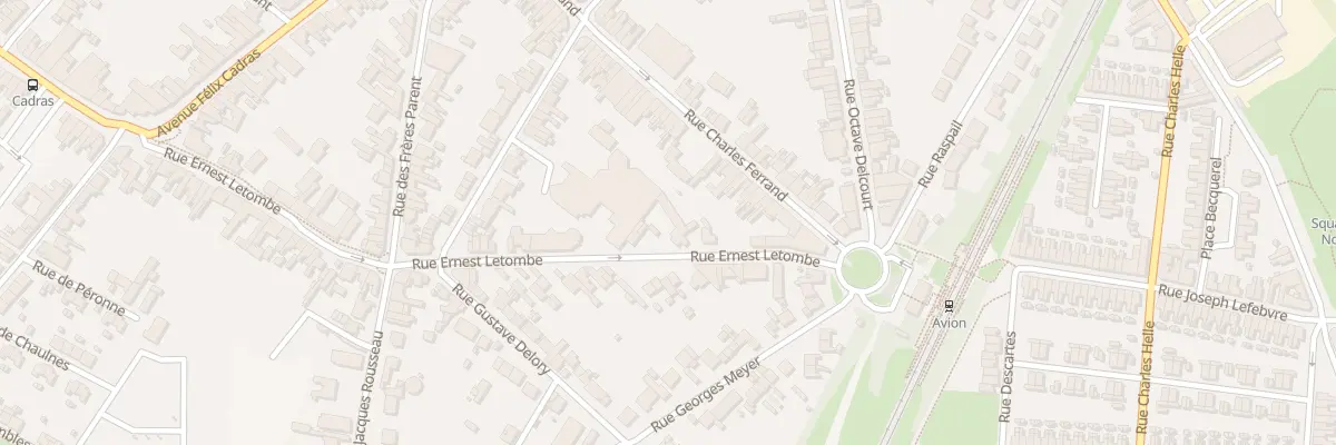 Plan du 49 Rue Ernest Letombe à Avion