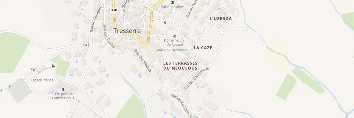 Plan du 3 Rue Malvoisie à Tresserre