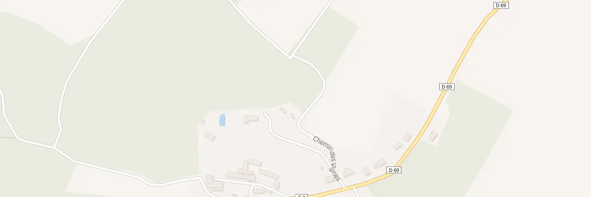 Plan du 1 Che des Vignes à Nanteau-sur-Lunain