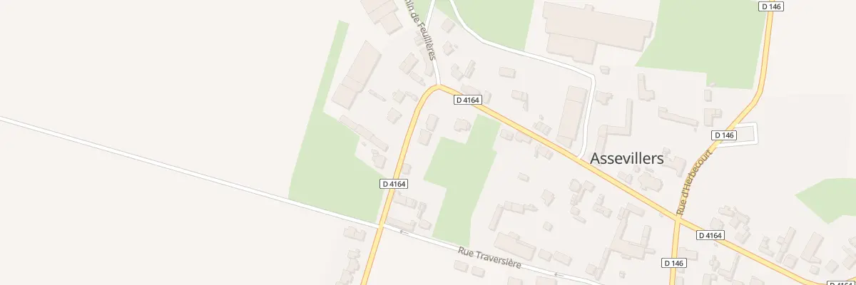 Plan du 1B Rue de Fay à Assevillers