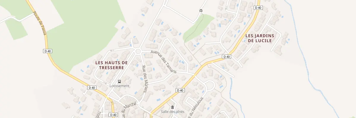 Plan du 2 Rue des Mimosas à Tresserre
