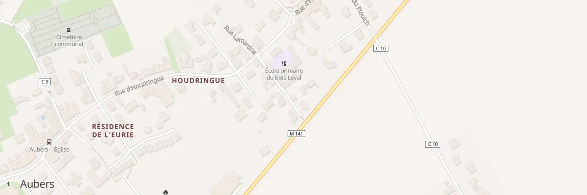 Plan du 11 Rue de Lamartine à Aubers
