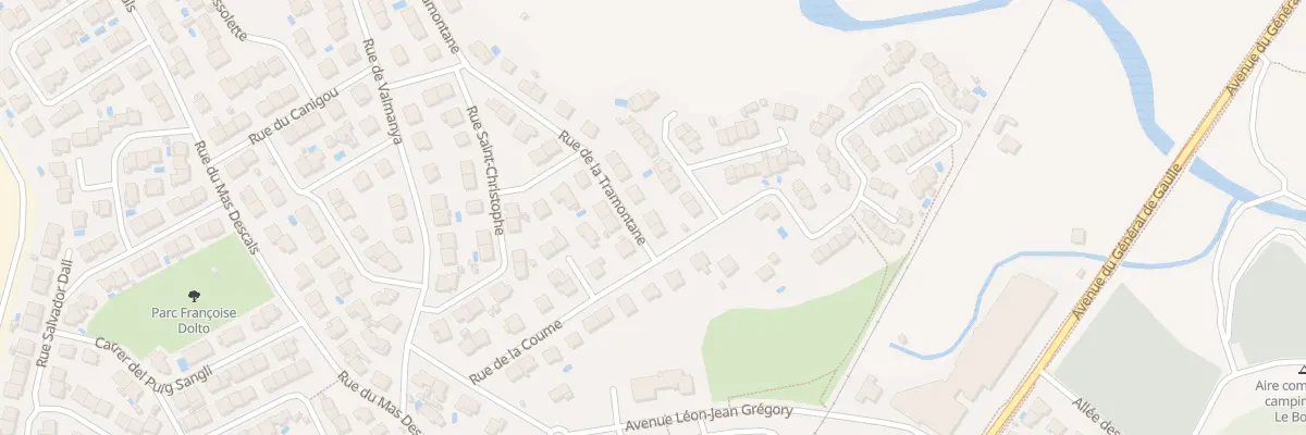Plan du 4 Rue de la Tramontane au Boulou