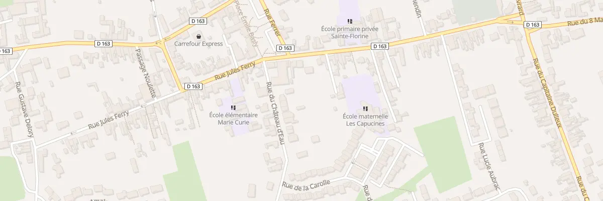 Plan du 6 Rue du Château d’Eau à Douvrin