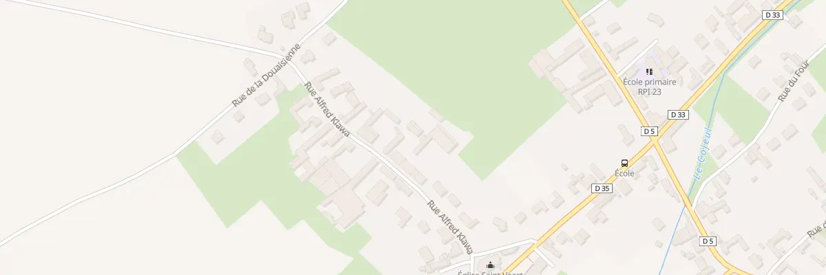 Plan du 11 Rue Alfred Klawa à Hénin-sur-Cojeul