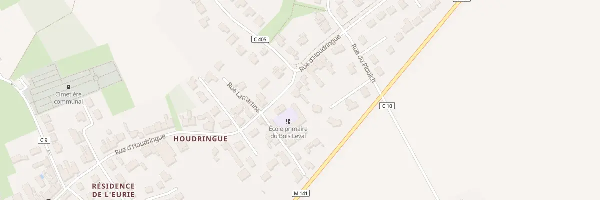 Plan du 38 Rue d’Houdringue à Aubers