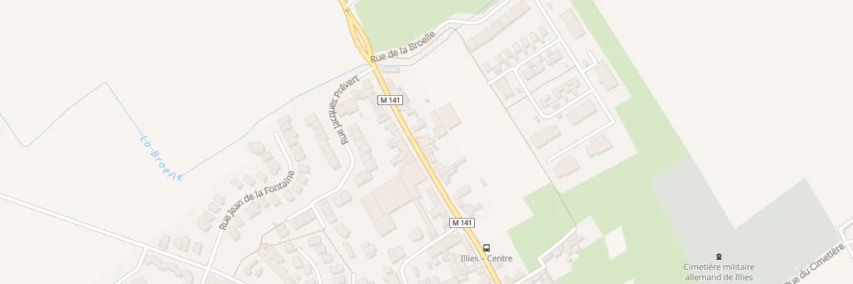 Plan du 34 Rue du Chanoine Rigaut à Illies