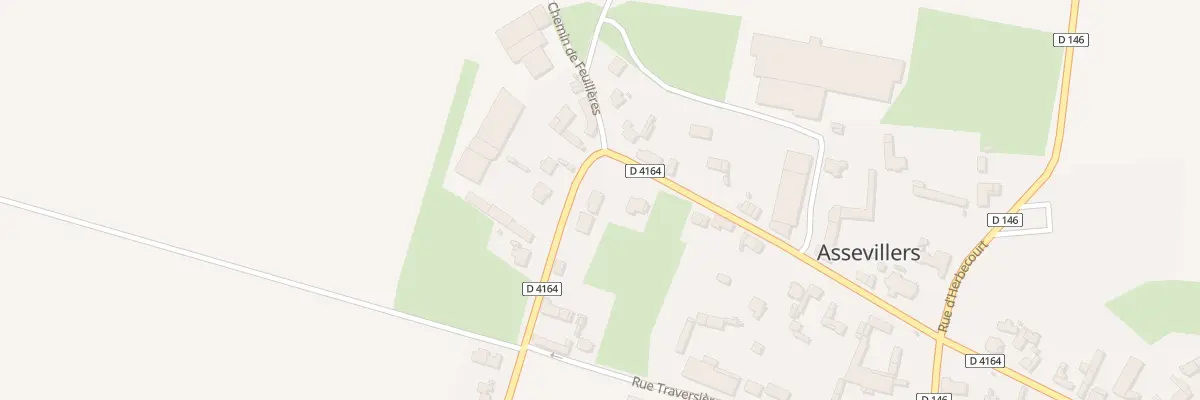 Plan du 1 Rue de Fay à Assevillers