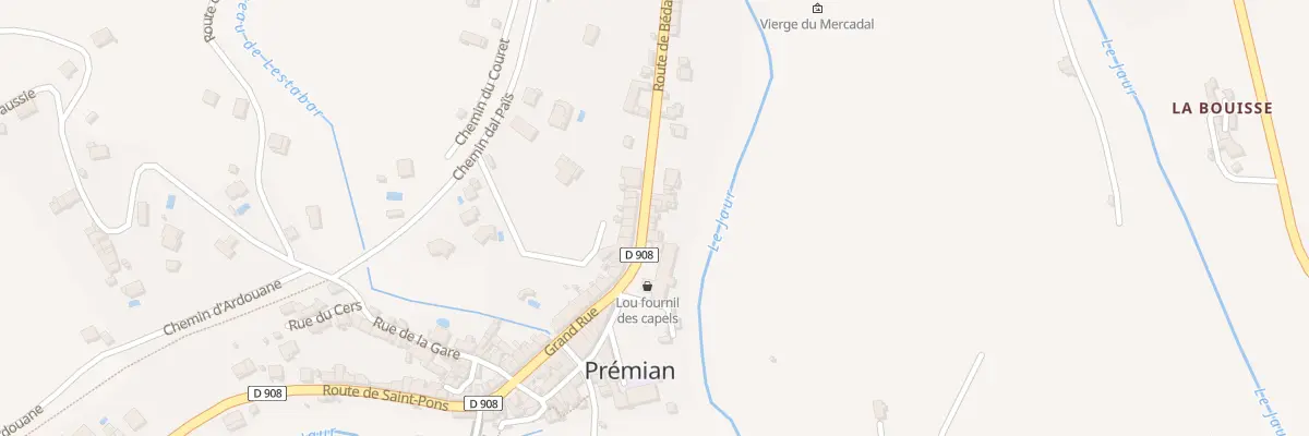 Plan du 5029 Le Village à Prémian