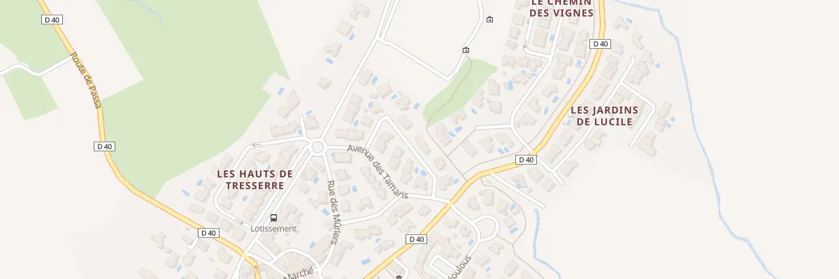 Plan du 7 Rue des Mimosas à Tresserre