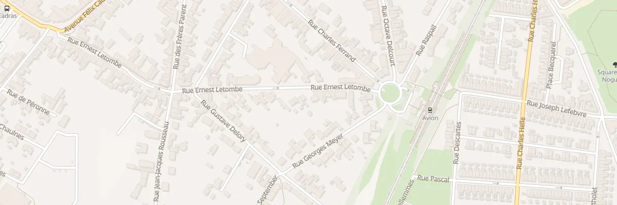Plan du 82 Rue Ernest Letombe à Avion