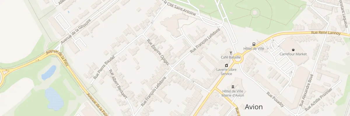 Plan du 32 Rue Francois Lefebvre à Avion