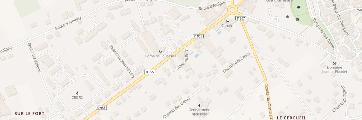 Plan du 36 All du Fort à Sancerre