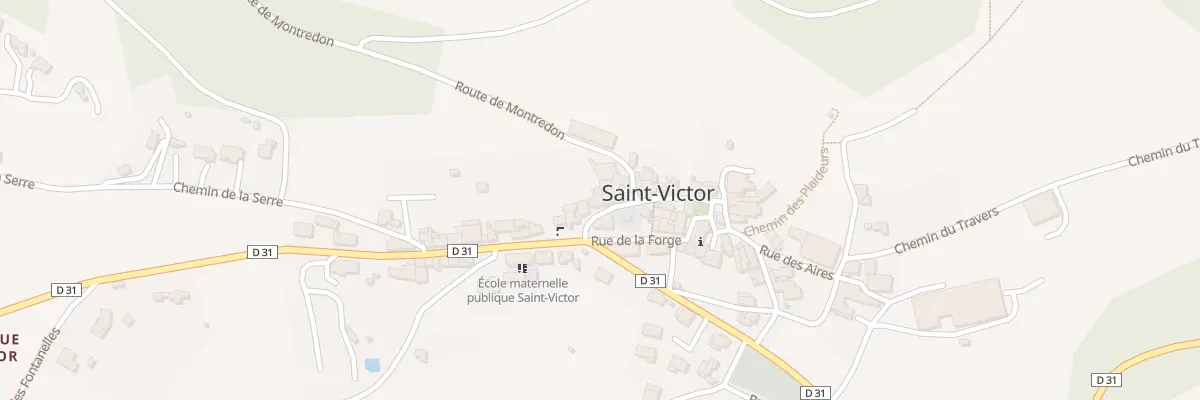 Plan du 5021 Saint Victor à Saint-Victor-et-Melvieu