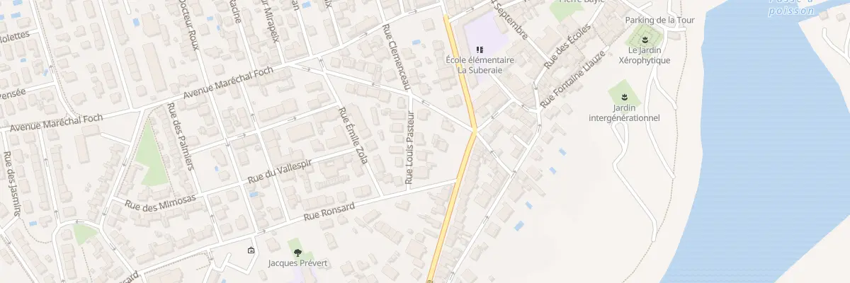 Plan du 3 Rue Pasteur au Boulou
