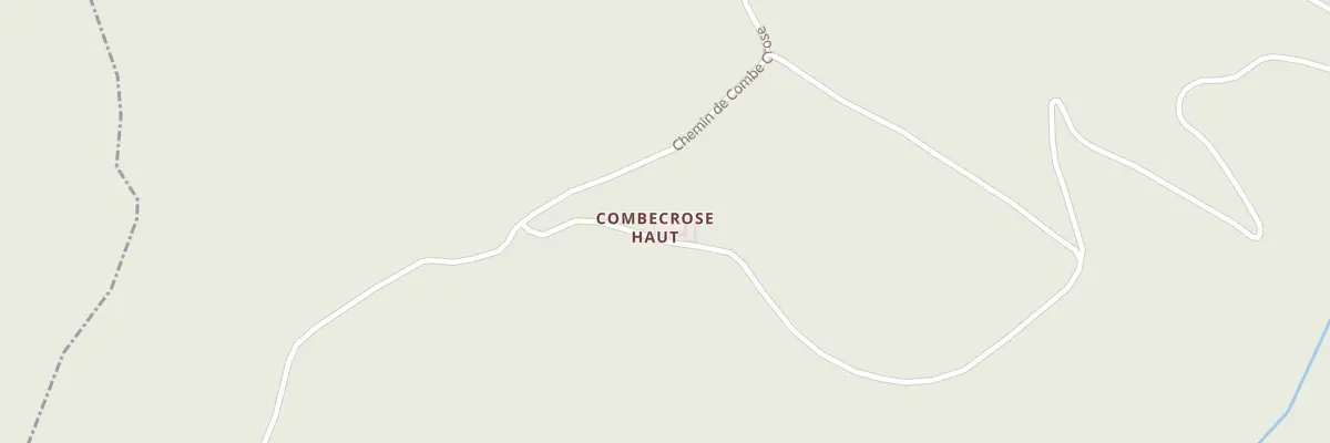Plan du 1 Che de Combe Crose à Cambon-et-Salvergues