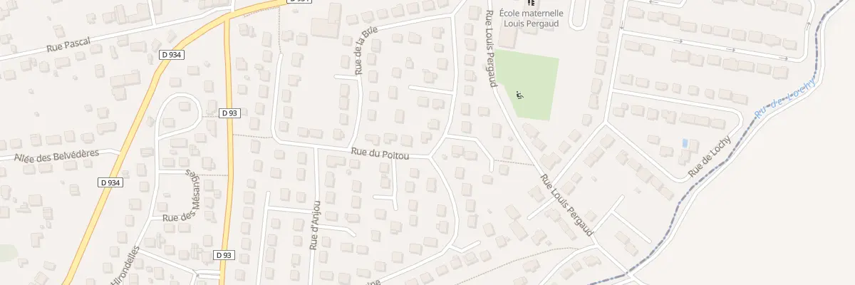 Plan du 14 Rue du Poitou à Montry
