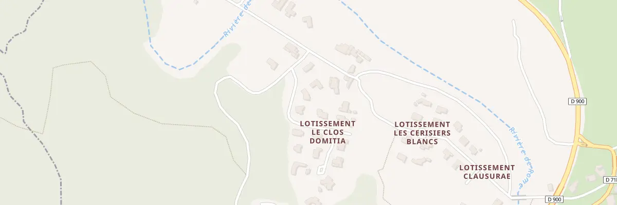 Plan du 2 Lot Clos Domitia aux Cluses
