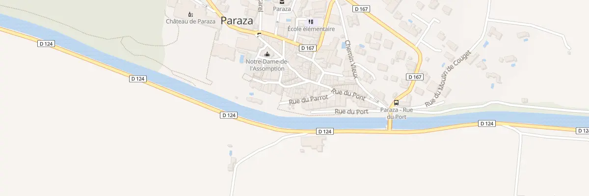 Plan du 89 Rue du Parrot à Paraza