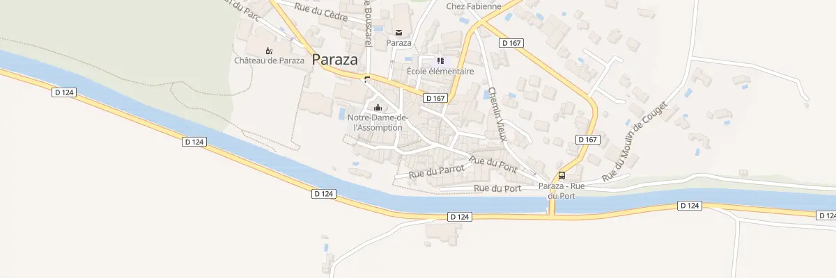 Plan du 142 Rue du Bal de la Plume à Paraza