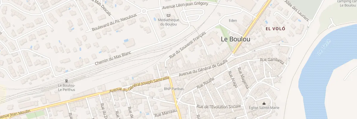 Plan du 12 Rue du Souvenir Francais au Boulou