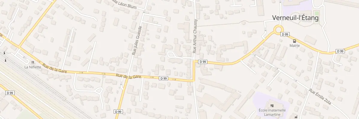 Plan du 27 Rue Arthur Chaussy à Verneuil-l’Étang