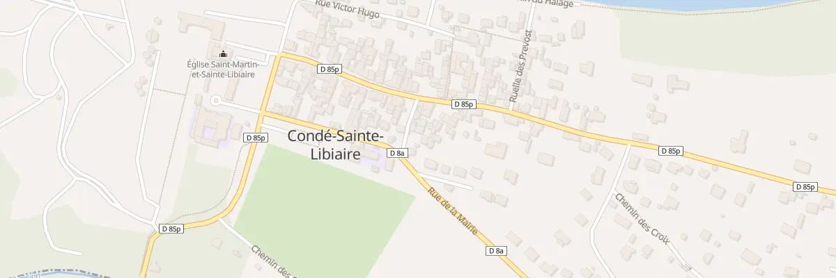 Plan du 74 Rue Pasteur à Condé-Sainte-Libiaire