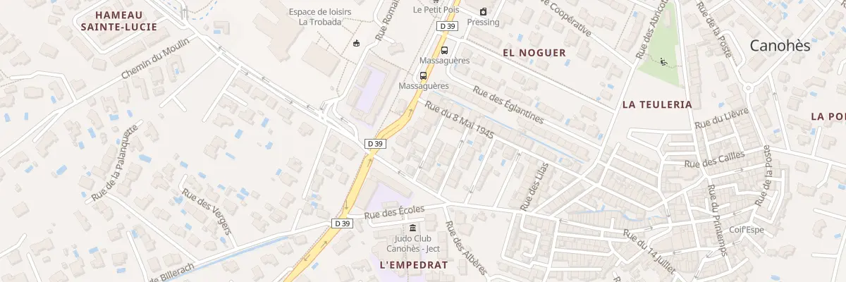 Plan du 7 Rue des Pâquerettes à Canohès